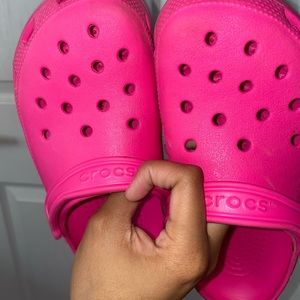 Hot Pink Crocs